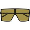 Saint Laurent Occhiali da Sole SL 909 BETTY S 002 Nero/Giallo Donna 63/6/145