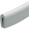 PATIKIL Profilo In Gomma Per Bordi 1/8(3mm) x 6.6Ft Lunghezza Protezione Bordi A Canale U EPDM Guarnizione A Forma Di U Per Protezione vetro 1-3mm Grigio (10x16mm)