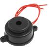 sourcing map sourcingmap Nero Alloggiamento AC 220V A 2 Fili Industriale Elettronico Allarme Suono Camp 80dB