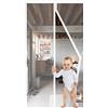 JIANJIAO Zanzariera Magnetica per Porte 80x195cm, Zanzariera Porta Tenda Chiusura Automatica Traspirante Zanzariere Anti Zanzare Insetti, per Porta Finestra Balcone Soggiorno,Bianco