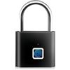 GOEDCH Serratura biometrica senza chiave ricaricabile USB: lucchetto con impronta digitale USB, lucchetto di sicurezza intelligente per palestra, batteria 12 mesi, impermeabile IP65 per casa, ufficio