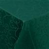 smiry Tovaglia lavabile, ornamenti, rettangolare, 130 x 200 cm, tovaglia damascata, antigraffio, in poliestere, facile da pulire, per cucina, feste, verde scuro