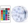Doukesh Luce LED Sommergibili con Telecomando RGB - Luci Piscina Impermeabili 16 Colori per Acquario, Stagno, Vasca da Bagno, Giardino