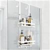 Laimew Mensola Doccia da Appendere, Porta Shampoo da Appendere Porta Sapone, Senza Foratur Bagnoschiuma da Doccia, Mensola Bagno Accessori Bagno