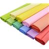 Netuno 10 rotoli di carta crespa colorata 200 x 50 cm carta crespa colori assortiti set per decorare festa casa matrimonio compleanno regali fai da te mix 3