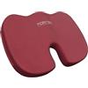FORTEM Cuscino Sedia Ufficio, Cuscino Memory Foam per Seduta, Sedia Gaming, Poltrona, Supporto Ergonomico, Fodera Traspirante e Lavabile, Base Antiscivolo, Forma a U, per Casa, Lavoro e Viaggi, XL