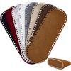 PH PandaHall 8pz Fondo in Feltro per Borse Base per Borse Uncinetto Ovale, 8 Colori Fondo per Borsa Uncinetto Lavorato a Maglia con Fori per Borsa a Spalla Fai Da Te, 30x10cm