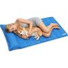 Pecute con cuscino Tappetino Refrigerante Cani e Gatti,140 x 90 cm,Blu