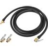 TUCKBOLD Tubo Prolunga Per Gonfiatore Pneumatici Auto Nero 1 Pezzo