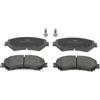 FERODO Kit pastiglie freni Anteriore non predisposto per visualizzazione avviso usura con accessori FDB4869 Compatibilità con RENAULT Megane 4 Hatchback B9A/M/N Espace 5 JR Scénic 4 J9