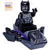 LEGO Supereroi Marvel: Pantera Nera con Royal Talon Fighter e Mantello Nero