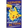 Danilo Promotions LTD Biglietto di compleanno per nipote Pokemon