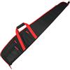 GUGULUZA Custodia Morbida per Carabina, Imbottitura Borsa da Trasporto di Fucile con Tracolla, Nero-Rosso 125cm