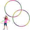 HRMGJH Hula Hoop - Set di due pezzi, rimovibile, in plastica, unisex Hullahub per bambini, adatto per fitness, hula hoop, sport e ginnastica, adatto per bambini a partire dai 4 anni.