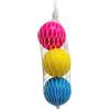 Generico Palline per Racchettoni Spiaggia Set 3 Palline Beach Tennis Racchette Spiaggia Squash Pallina Ricambio 3 Pezzi per Racchettoni Colorate Ricambio Estate per Racchette Giardino Padel Bambini Adulti (A)