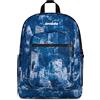 INVICTA Zaino Scuola Invicta Jelek Fantasy Blue Urban 34 Litri Tasca PC