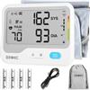 Duronic BPM125 Misuratore di Pressione da Braccio Digitale, Sfigmomanometro Automatico con Bracciale Regolabile, Memoria, Display Luminoso,Rilevazione Aritmie, 4 Batterie AA Incluse