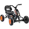 AIYAPLAY Kart a pedali per bambini 2-5 anni, 84x54x56 cm, nero | Aosom Italy
