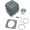 ISSICOO Kit pistone cilindro 34MM per Stihl FS38 FS45 FS46 FS55 HL45 FC55 BT55 KM55 MM55 SH85 4140 020 1204