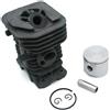 ISSICOO Kit pistone cilindro 38mm per motosega Husqvarna 136 136LE 137 137E 530014303 530069940