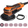 SucceBuy Levigatrice orbitale casuale 350W senza spazzole 10000 PRM 6 Levigatrice orbitale elettrica a velocità variabile per levigatura dettagli lavorazione del legno