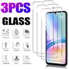 NONE 3 pezzi HD vetro temperato per Samsung A03 A12 A13 A14 A15 A21S A22 A30 A31 A32 A33 A34 A35 5G protezione schermo