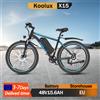 NONE Bicicletta Elettrica KOOLUX X15 con Potente Motore da 500W, Batteria al Litio 48V15.6AH, Bici Elettrica Fuoristrada con Pneumatici da 26 Pollici, Mountain Ebike