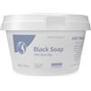Fatima's Garden Sapone Nero con Nila Blu - Detergente Levigante Hammam, 250g