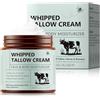 QUANHAO Beef Tallow Skin Care 120g, 100% naturale e biologica Crema viso al sego di manzo, nutre in profondità viso e corpo Crema idratante al sego di manzo per pelli secche, idrata in profondità, 4.2 OZ