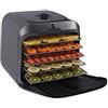 Maxxo Infra Dry+, essiccatore a infrarossi, con acciaio inox, 500 Watt, per carne secca, Jerky, frutta e verdura