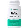 Vitamin360 - NAC 600 mg - N-Acetil L-Cisteina (60 Capsule Vegetali)