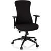 HJH Office 760010 Sedia professionale per ufficio OFFICE XT PRO Mesh nero Sedia girevole imbottita, con braccioli, profondità di seduta regolabile