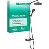 hansgrohe Vernis Blend Colonna doccia 200 1jet con termostatico, nero opaco, 26276670
