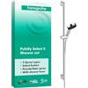 hansgrohe Pulsify Select S Set doccia 105 3 tipi di getto Relax con asta doccia 90 cm, cromo, 24170000