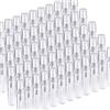 FANDAMEI - Confezione da 60 mini bottigliette spray in plastica trasparente da 3 ml, vuote per profumo, per pulizia, viaggi, oli essenziali, profumi