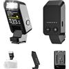 VILTROX Vintage Z2-F Mini Flash Speedlite 6500K GN6, potente TTL-On Camera Flash Flash con 5 livelli di potenza, 700 piena potenza, flash per fotocamera riciclata 2 s compatibile con fotocamere Fuji