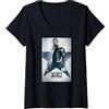 Marvel Donna Marvel The Falcon and The Winter Soldier Bucky Barnes Poster Maglietta con Collo a V