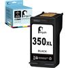 Penguin 350XL Cartuccia d'inchiostro per HP 350 XL Compatibile con Deskjet D4260 PhotoSmart D5300 C5550 C5280 C5200 C4585 C4580 C4480 C4400 C4380 C4280 C4272 Officejet J5780 J6410 Nero