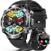 GedFong Smartwatch Uomo Donna, 1.43 HD Smartwatch con Chiamate Whatsapp, IP67 Impermeable, 107+ modalità Sportive, Monitoraggio del Sonno, Cardiaca per Android iOS