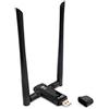 ALFA Network Adattatore Wi-Fi a Lunga Durata a Lungo Termine AC1200 USB Wi-Fi Senza Fili con Antenna Esterna ad Alta sensibilità - Windows, MacOS e Kali Linux supportati