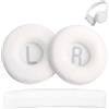 Ritte Cuscinetti di Ricambio per JBL Cuffie, 1 Paio Cuscinetti Cuffie e 1 Archetto di Ricambio per JBL Tune600 T500BT T450 T450BT JR300BT con Memory Foam, 70mm (Bianco)