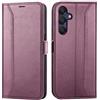 Verco Custodia per cellulare Samsung Galaxy A55 5G, custodia a portafoglio premium per Samsung A55 5G custodia a libro, blackberry