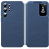 Nshkeji Custodia Intelligente in Pelle per Samsung Galaxy S23 Ultra 5G [Smart View] Cover Galaxy S23 Ultra 5G Clear View Flip Pelle in Libro Portafoglio Flip, Carta Fessura, Wallet Custodie S View