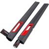 HighZer0 Electronics Black and Red 10dBi Dual Band Signal Booster Wi-Fi Antennas (2.4GHz/5GHz-5.8GHz) with SMA Male Connector for Wireless Camera, Router, Hotspot - 2 Pack