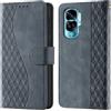 CaseGla Cover per Honor 90 Lite / X50i 5G custodia portafoglio Grigio | Blocco RFID, 3 scomparti carte, 1 tasca banconote, Chiusura magnetica, Supporto, Pelle PU flip cover per Honor 90 Lite