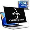 SOPPY Filtro privacy a 360° per laptop da 14 pollici, filtro privacy, filtro per schermo per laptop, con privacy, anti luce blu, antiriflesso, 310 x 174 mm (16:9)