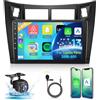 ETLFUCyber Autoradio per Toyota Yaris 2005-2011 con Wireless Carplay e Android Auto