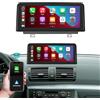 Ninetom Touchscreen per autoradio da 10,25 per BMW Serie 1 E81/E82/E87/E88 2004-2008 con sistema CCC, supporto Apple CarPlay/Android Auto/Mirrorlink/navigazione, aggiornamento stereo per auto