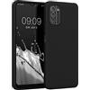 kwmobile Custodia Compatibile con Nokia G21 / G11 Cover - Back Case per Smartphone in Silicone TPU - Protezione Gommata - nero