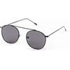 Ocean Sunglasses Ocean Memphis Sunglasses, Matte black metal - Smoke flat lens